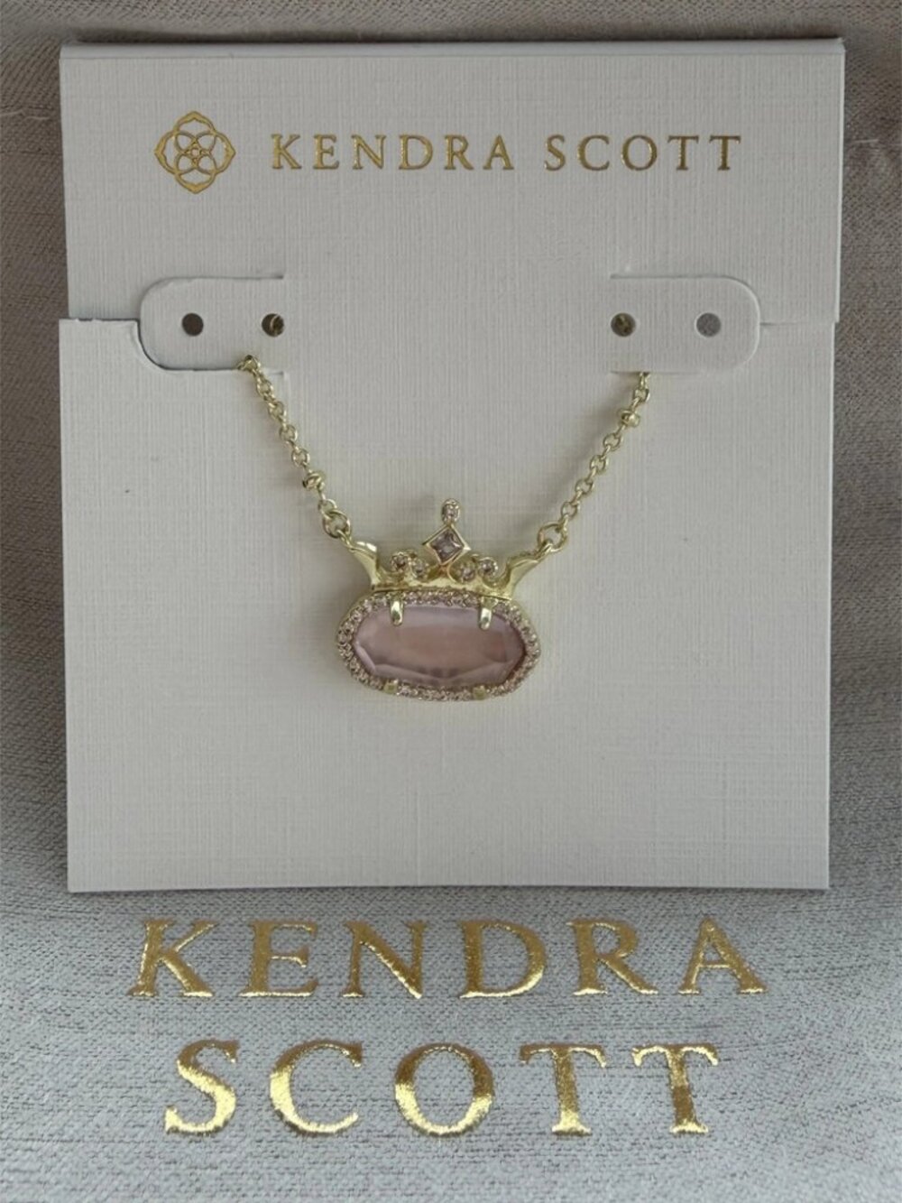 Kendra Scott Crown Pendant Necklace